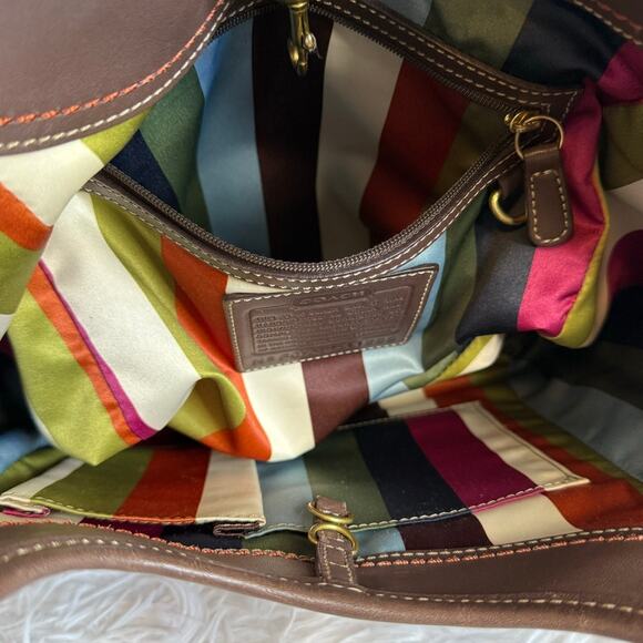 y2k Coach Legacy Mahogany Ergo Hobo Shoulder Bag - Picture 9 of 10